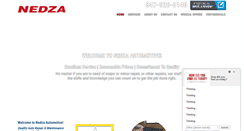 Desktop Screenshot of nedzaautomotive.com