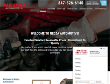 Tablet Screenshot of nedzaautomotive.com